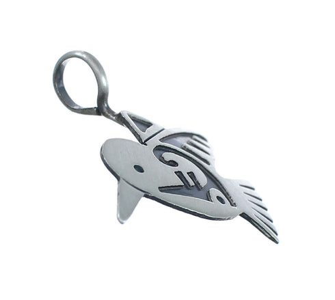 Genuine Sterling Silver Native American Bird Pendant NN20564